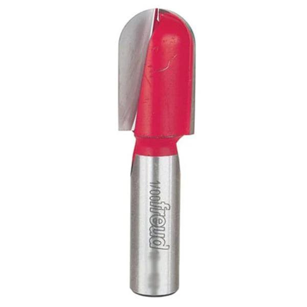 Round Nose Router Bit with Top Bearing - Shank:1/2" - Diameter:3/4" - Cutting Length:1-1/4"